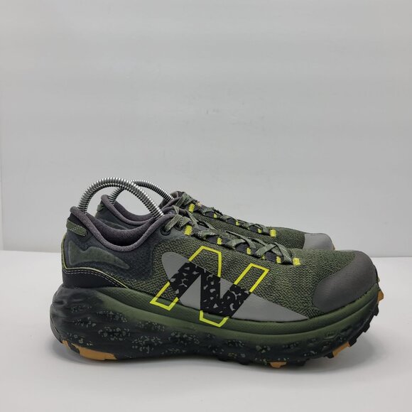 New Balance Fresh Foam More Trail V2 Men's Olive Green Running Shoes US Size 9.5 - Picture 1 of 10
